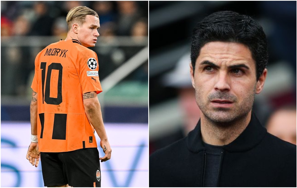 Mykhaylo Mudryk sends two-word message to Arsenal manager Mikel Arteta on Instagram