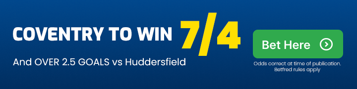 Football Bet of the Day: Coventry can make hay