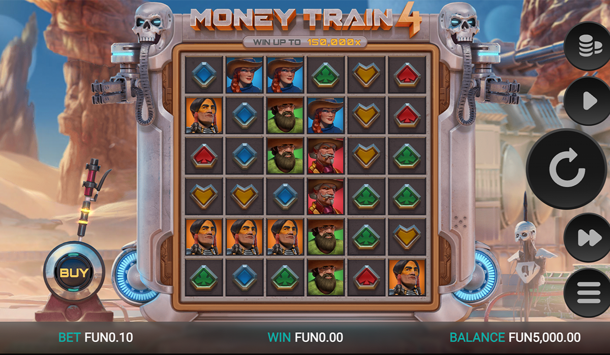 Money Train 4 Slot has a 150,000x Max Multiplier!