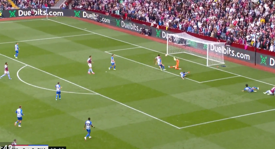 Ollie Watkins at the double for Aston Villa against high-flying Brighton