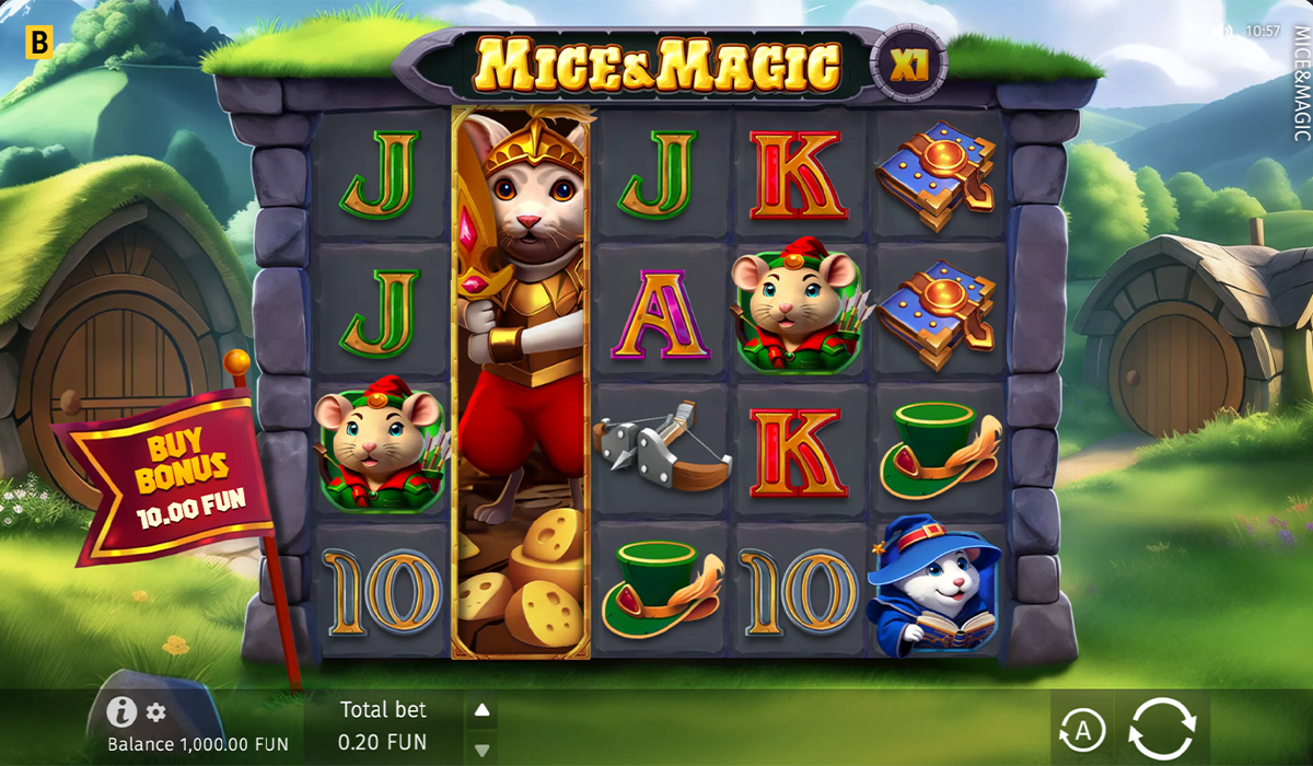 Root for the Little Guy in Mice & Magic Wonder Spin Slot